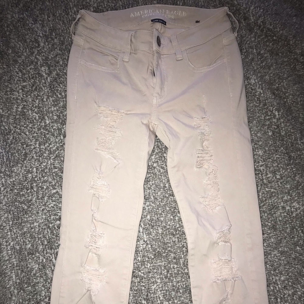 Ripped AE stretch jeans